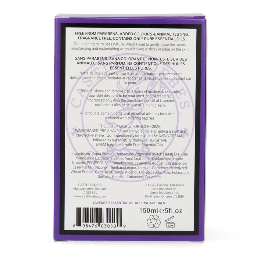 Castle Forbes Lavender After Shave Balsam 150 Ml 4 Castle Forbes Lavender After Shave Balsam 150 Ml – Bild 4