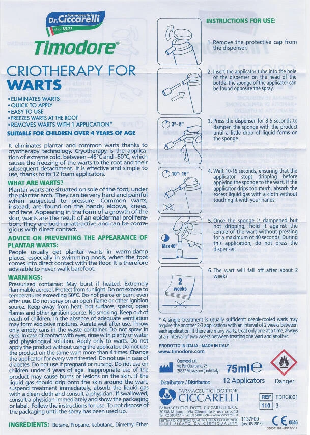 Dottor Ciccarelli Timodore Behandlung Für Warzen 12 Applikatoren - 75 2 Dottor Ciccarelli Timodore Behandlung Für Warzen 12 Applikatoren - 75 – Bild 2