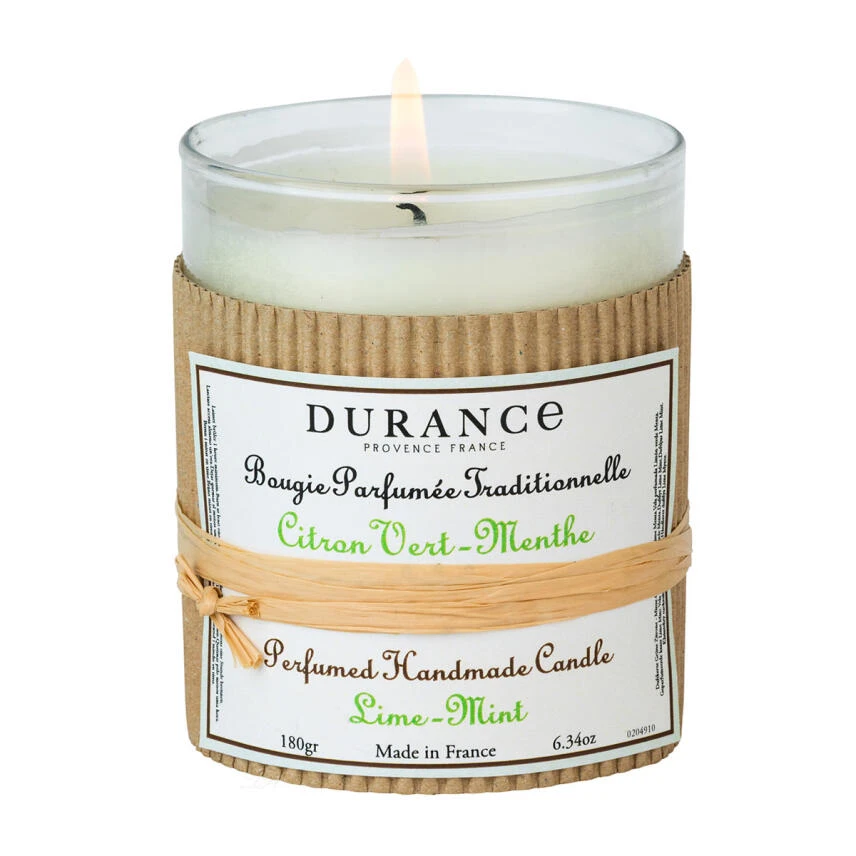 Durance Citron Vert Menthe Handgefertigte Duftkerze Grüne Zitrone Min 1 Durance Citron Vert Menthe Handgefertigte Duftkerze Grüne Zitrone Min