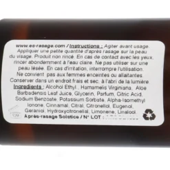 E&S Rasage Traditionnel Aftershave Solstice 100 Ml -Hautpflege Duft Angebote Store es rasage traditionnel aftershave solstice 100 ml3