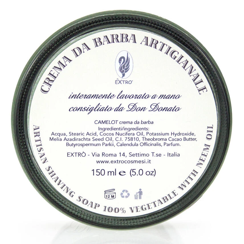 Extro Camelot Patchouli Scent Rasiercreme 150 Ml 3 Extro Camelot Patchouli Scent Rasiercreme 150 Ml – Bild 3