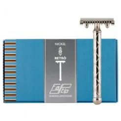 Fatip Nickel Retrò Rasierhobel Offener Kamm 42116