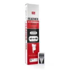 Feather Hi-Stainless Double Edge Rasierklingen Packungsinhalt 100 Stü