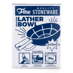 Fine Lather Bowl Keramik Rasierschale Blau-weiss -Hautpflege Duft Angebote Store fine lather bowl keramik rasierschale weiss blau5