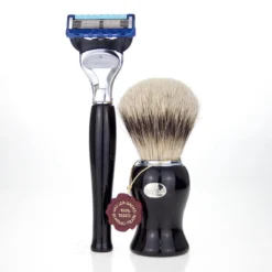 Omega Rasur-Set 6613.17 Rasierpinsel Dachs + Halter + 5 Klingen Rasie -Hautpflege Duft Angebote Store omega rasur set 661317 rasierpinsel dachs halter 5 klingen rasierer3