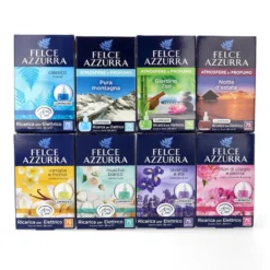 PAGLIERI Felce Azzurra Aria Casa 8 Verschiedene Refill Kartuschen