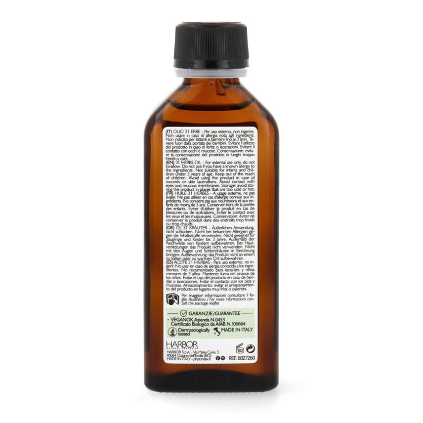 Phytorelax Olio 31 Erbe Öl Für Haut, Haare & Massage 100 Ml 4 Phytorelax Olio 31 Erbe Öl Für Haut, Haare & Massage 100 Ml – Bild 4