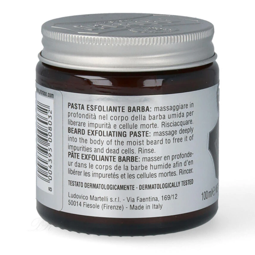 PRORASO Bart Exfoliating Paste Minze Und Rosmarin 100 Ml 2 PRORASO Bart Exfoliating Paste Minze Und Rosmarin 100 Ml – Bild 2