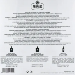 Proraso Geschenkbox Cypress & Vetyver Bartöl + Bartbalsam + Bartshamp -Hautpflege Duft Angebote Store proraso geschenkbox cypress vetyver bartoel bartbalsam bartshampoo6