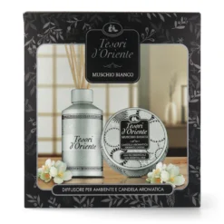 Tesori D'Oriente Geschenkset Muschio Bianco Raumdiffusor 200ml & Duft 10 Tesori D'Oriente Geschenkset Muschio Bianco Raumdiffusor 200ml & Duft -Hautpflege Duft Angebote Store tesori doriente geschenkset muschio bianco raumdiffusor 200ml duftkerze 109 g3