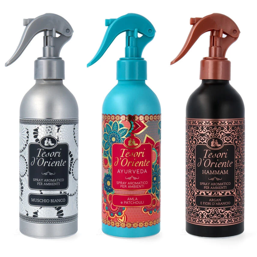 Tesori D'Oriente Raumspray Set Muschio Bianco + Ayurveda + Hammam 1 Tesori D'Oriente Raumspray Set Muschio Bianco + Ayurveda + Hammam