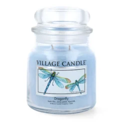 Village Candle Gardener's Friends Dragonfly Duftkerze Mittleres Glas