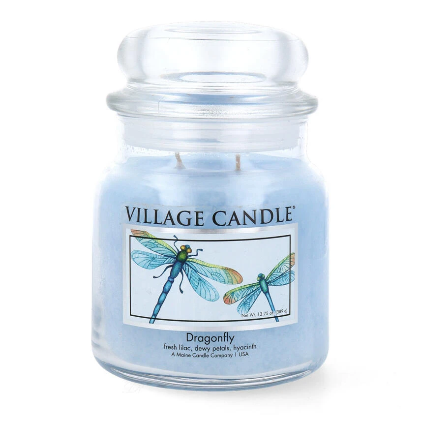 Village Candle Gardener's Friends Dragonfly Duftkerze Mittleres Glas 1 Village Candle Gardener's Friends Dragonfly Duftkerze Mittleres Glas