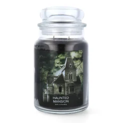 Village Candle Haunted Mansion Duftkerze Halloween Großes Glas 602 G