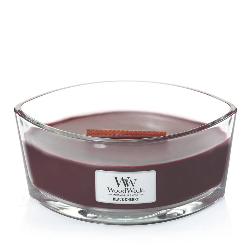 Yankee Candle WoodWick Black Cherry Ellipse Duftkerze 454 G 2 Yankee Candle WoodWick Black Cherry Ellipse Duftkerze 454 G – Bild 2