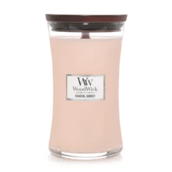 Yankee Candle WoodWick Coastal Sunset Großes Glas Duftkerze 610 G