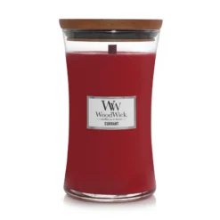 Yankee Candle WoodWick Currant Großes Glas Duftkerze 610 G