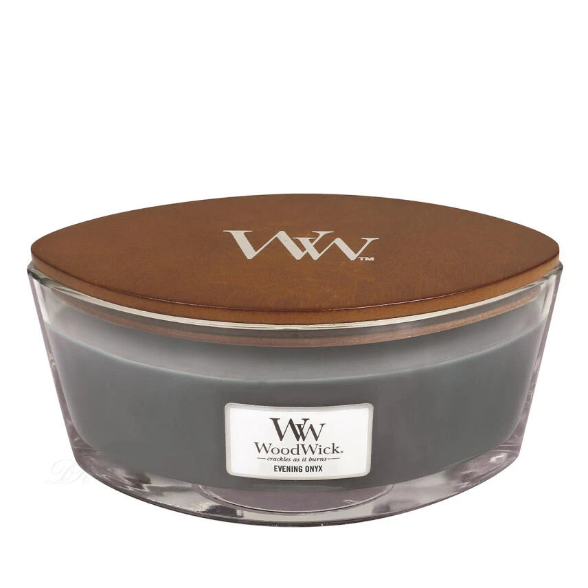 Yankee Candle WoodWick Evening Onyx Ellipse Duftkerze 454 G 1 Yankee Candle WoodWick Evening Onyx Ellipse Duftkerze 454 G