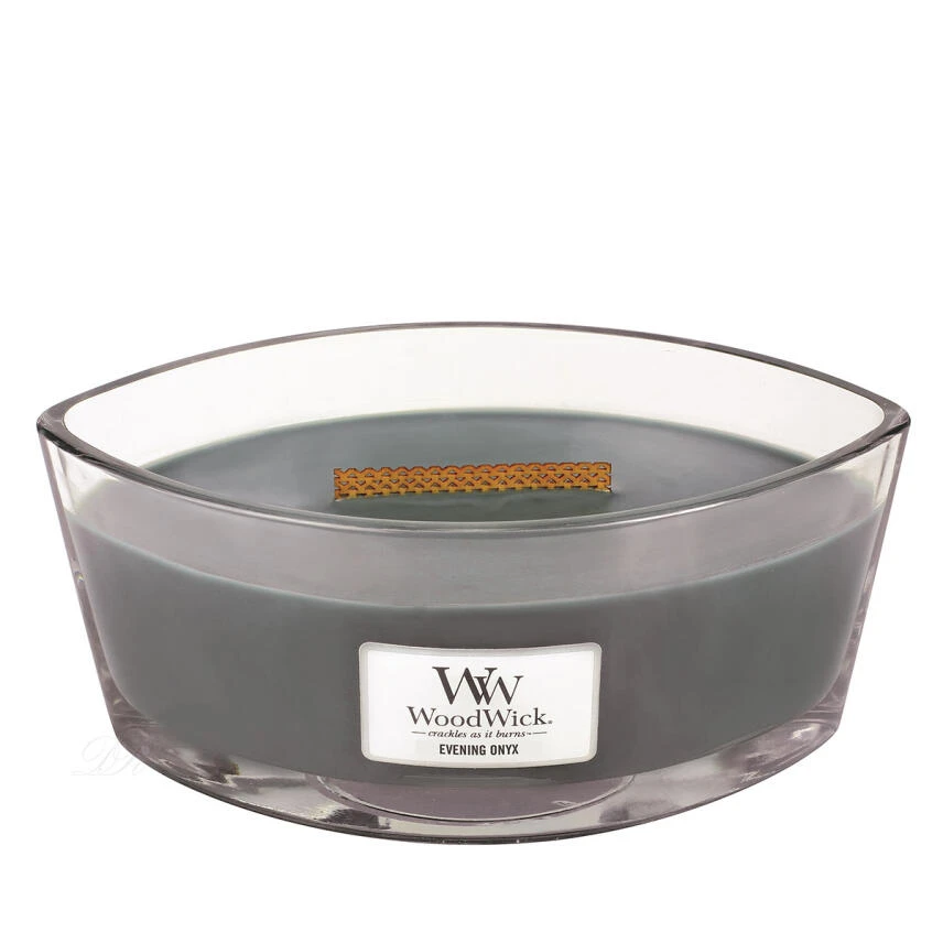 Yankee Candle WoodWick Evening Onyx Ellipse Duftkerze 454 G 2 Yankee Candle WoodWick Evening Onyx Ellipse Duftkerze 454 G – Bild 2