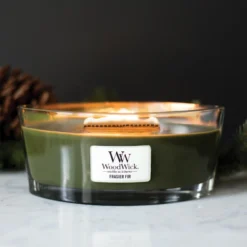 Yankee Candle WoodWick Fraser Fir Ellipse Duftkerze 454 G -Hautpflege Duft Angebote Store woodwick fraser fir ellipse duftkerze 454 g4