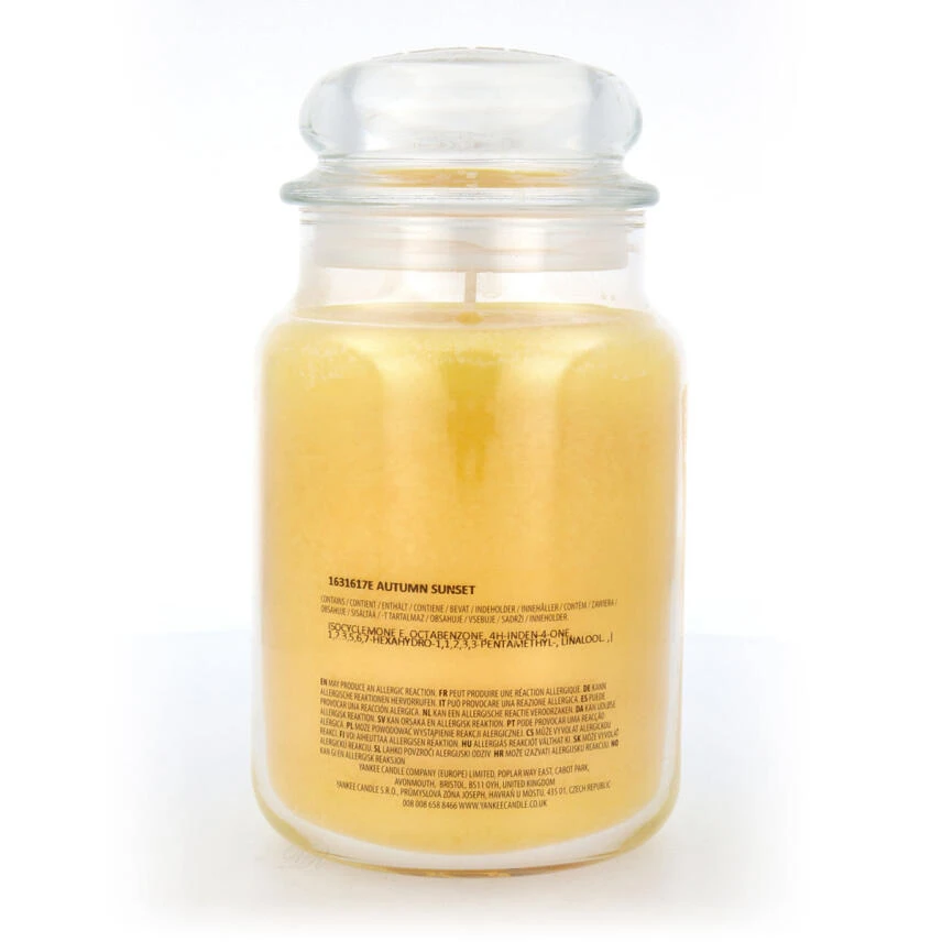 Yankee Candle Autumn Sunset Duftkerze Großes Glas 623 G 3 Yankee Candle Autumn Sunset Duftkerze Großes Glas 623 G – Bild 3